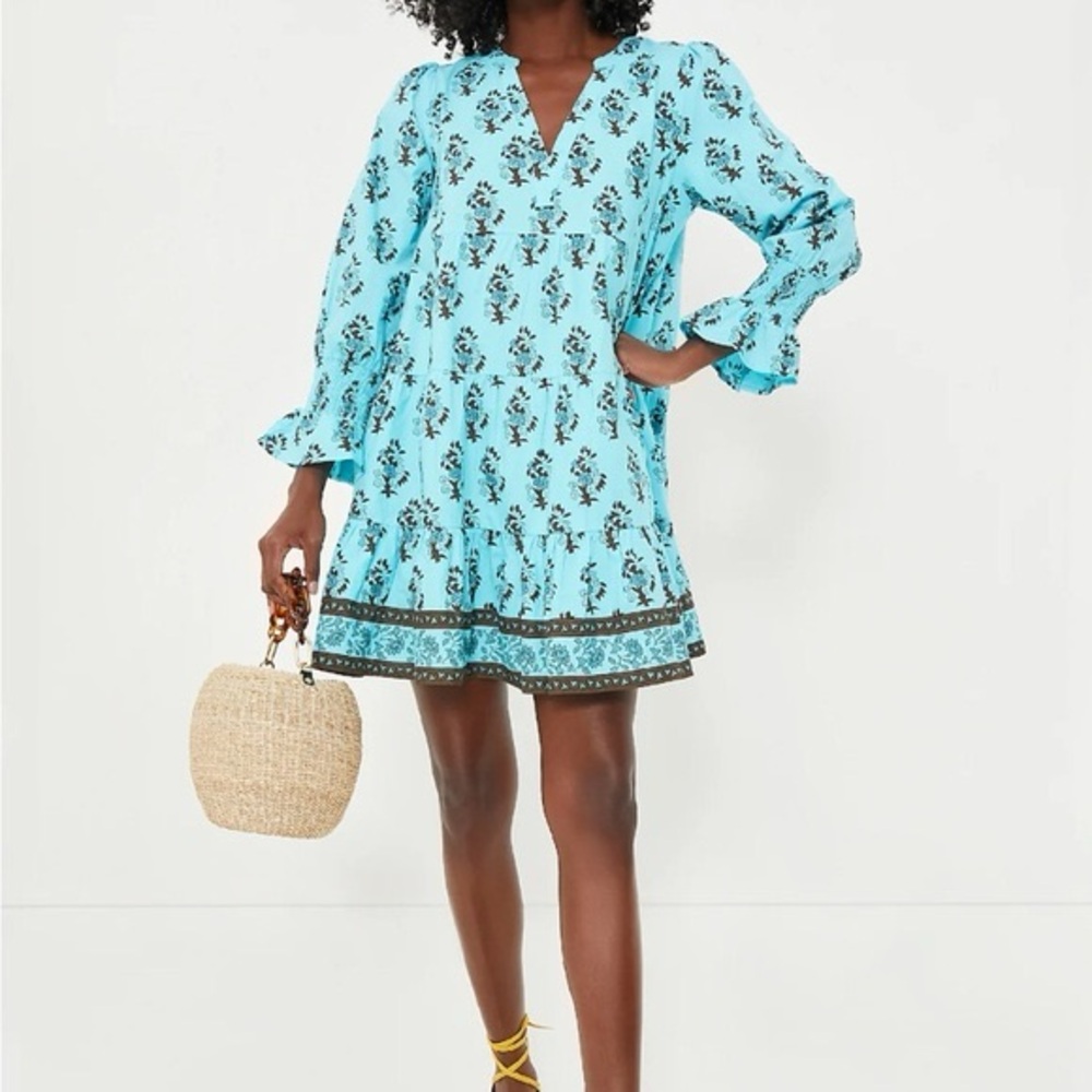 Tuckernuck Blue Floral Dress